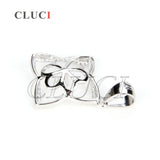 925 Silver Star Flower Pendant Women Jewelry Silver 925 Pearl Pendant