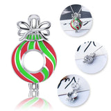 925 Silver Charm Pendant Necklace Wish Pearl Locket Jewelry
