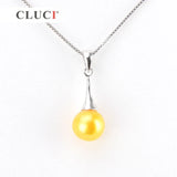 925 Silver Pendant Necklace Finding for 7-8mm Pearl