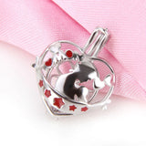 925 Silver Cage Pendant for Necklace Women Jewelry Gift