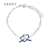 925 Silver Autism Awareness Bracelet SB067SB