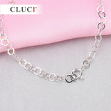 925 Silver Bracelet for Pearls Women Jewelry Gift Love Wedding