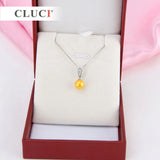 925 Silver Crystal Pendant for 7-8mm Pearl Necklace SP236SB