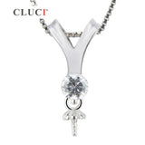 925 Silver Y Pendant for Pearl Beads Necklace