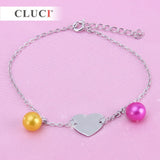 925 Silver Pearls Bracelet Personalized Name Bracelet Engrave Name SB048SB