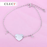925 Silver Pearls Bracelet Personalized Name Bracelet Engrave Name SB048SB