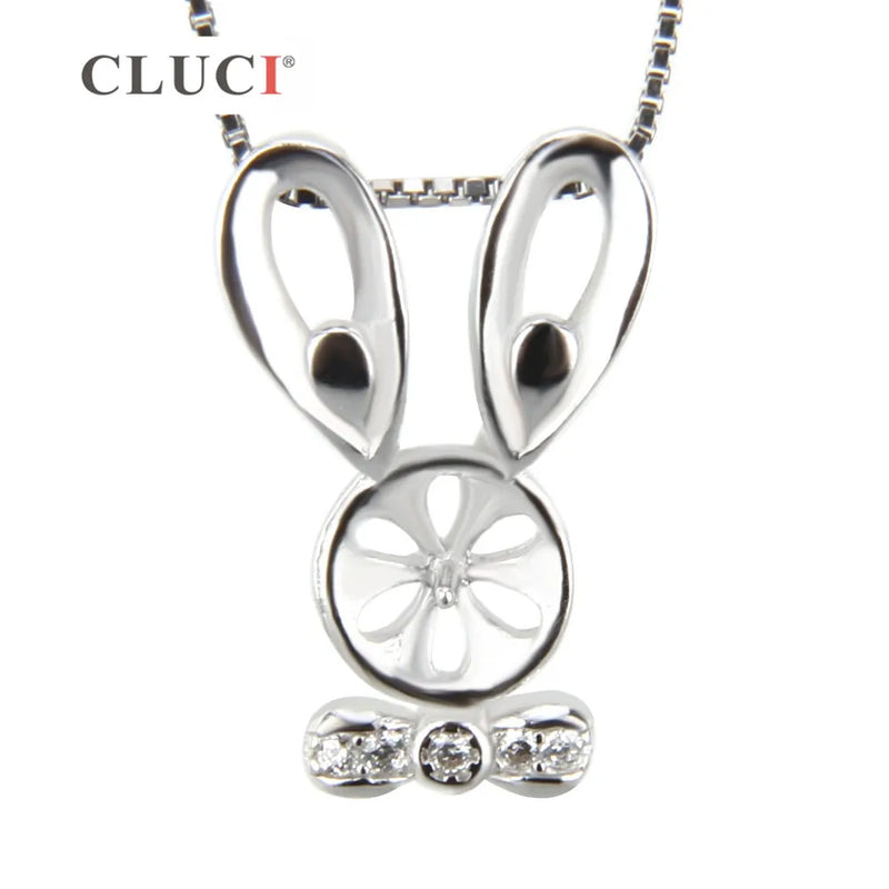 925 Silver Pearls Locket Pendant Necklace SP164SB