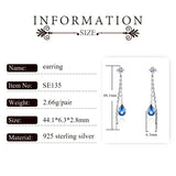 925 Silver Women Pearl Earring Zircon Stud Jewelry SE135SB