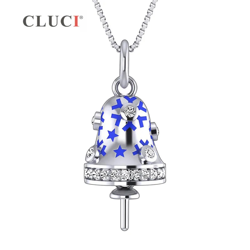 925 Silver Star Bell Charms Pendant SP375SB