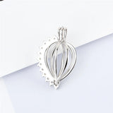 Sterling Silver Zircon Pendant Locket for Women