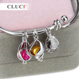 925 Silver Bracelet Office Style Accessory DIY Bangle Women Jewelry