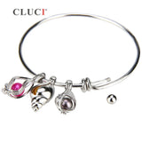 925 Silver Bracelet Office Style Accessory DIY Bangle Women Jewelry