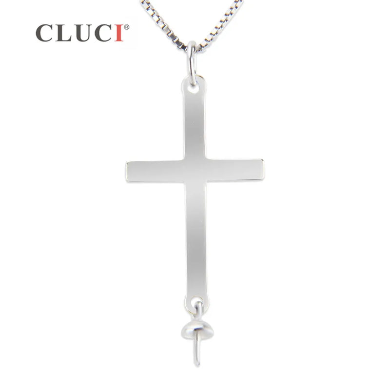 Sterling Silver Cross Pendant Necklace