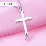 Sterling Silver Cross Pendant Necklace