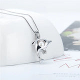 Dolphin 925 Silver Necklace Pendant Jewelry Locket Pendant