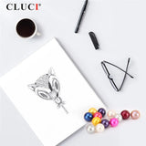 925 Silver Owl Necklace Pendant for Women