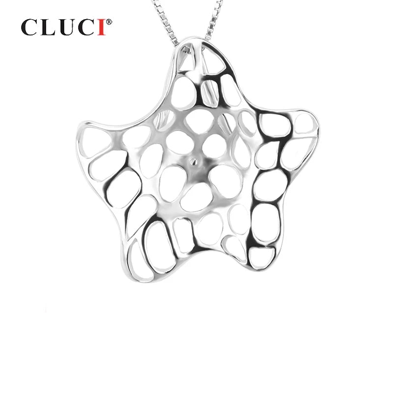925 Sterling Silver Starfish Pendant SP013SB