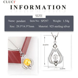 High Pearl Necklace Pendant Forever Classic 925 stamped Pendant Jewelry SP297SB