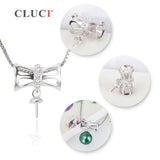 925 Silver Butterfly Pendant CZ Necklace & Pendant Jewelry For Women SP299SB