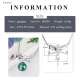 925 Silver Butterfly Pendant CZ Necklace & Pendant Jewelry For Women SP299SB