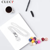 36in Shell & Coin Pearl Necklace for Women Party BN006SB