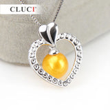 925 Sterling Silver Heart Pendant Necklace Jewelry Making