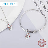 925 Silver Christmas Snowman Pendant - Women Girls Kids DP041SB