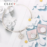925 Silver Snowflake Pattern Christmas Pendant