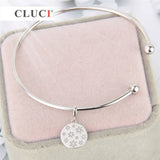 925 Silver Snowflake Pattern Christmas Pendant