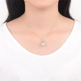 925 Sterling Silver Plumeria Rubra Flower Pendant