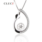 925 Silver Water Drop Pendant Necklace Choker Collar Lady Gift
