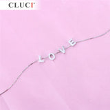 Sterling Silver Alphabet Pendant for Women Jewelry Making SF003SB