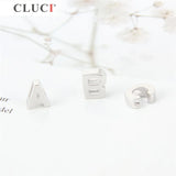 Sterling Silver Alphabet Pendant for Women Jewelry Making SF003SB