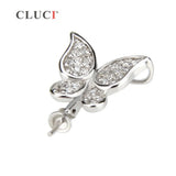 925 Sterling Silver Butterfly Charms Pendant for Women Jewelry SP138SB