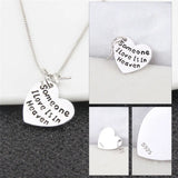 925 Silver Heart Pendant for Commemorating Someone SP287SB