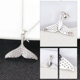 Real Silver 925 Mermaid Tail Pendant for Necklace