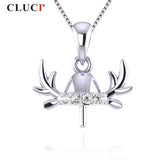 Real Silver 925 Pendant Christmas Women Charm for Necklace Jewelry Pendant