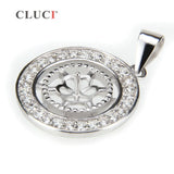 925 Silver Pearl Pendant Necklace Charm SP031SB