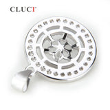 925 Silver Pearl Pendant Necklace Charm SP031SB