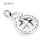 925 Sterling Silver Zircon Charms Pendant for Women