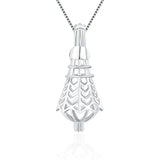 925 Silver Badminton Cage Pendant for Women SC133SB
