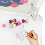 925 Sterling Silver Cactus Pearl Pendant Locket for Women Necklace Making
