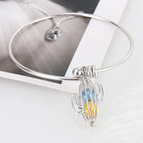 925 Sterling Silver Cactus Pearl Pendant Locket for Women Necklace Making