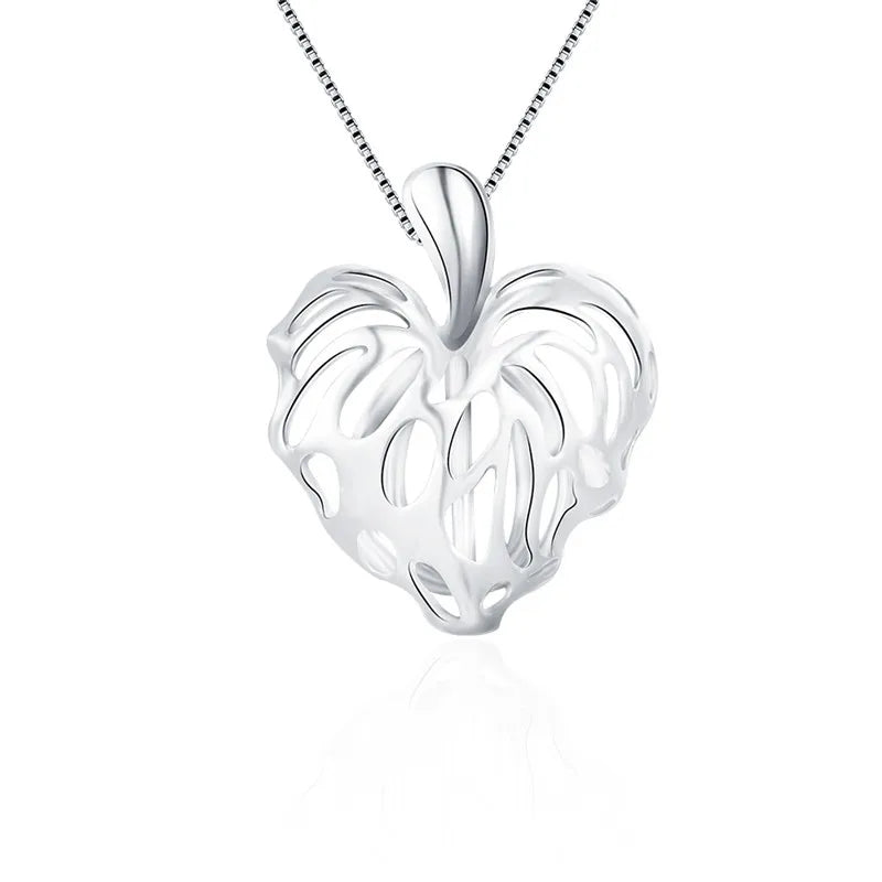 925 Silver Canada Maple Leaf Charm Pendant Women Jewelry SC076SB