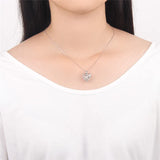 925 Silver Canada Maple Leaf Charm Pendant Women Jewelry SC076SB