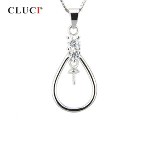 925 Silver Oval Pendant for Necklace Women Jewelry SP105SB