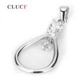 925 Silver Oval Pendant for Necklace Women Jewelry SP105SB