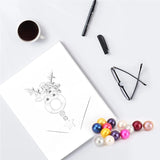 925 Silver Christmas Deer Pearl Locket Pendant for Women SC336SB
