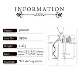925 Silver Cupid's Bow & Arrow Pendant Necklace Valentine Gift Jewelry