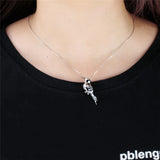 925 Sterling Silver Bird Charm Pendant Jewelry Gift for Women
